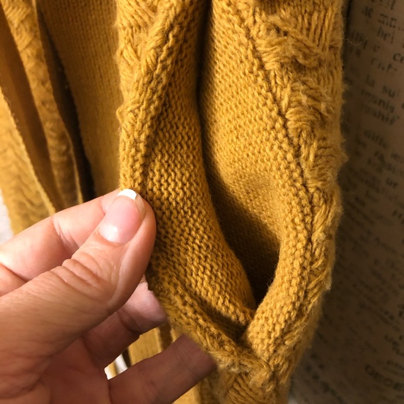 COPY - Anthropology mustard sweater size small - Picture 4 of 7